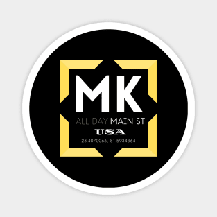MK All Day Main St USA- Yellow Magnet